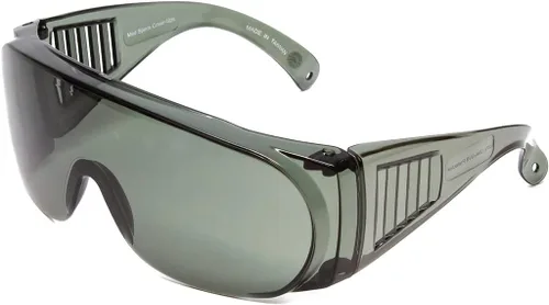 Vista 11 de Calabria 1003 Gafas de seguridad grandes que se ajustan sobre anteojos graduados Fitover para hombres y mujeres, envolventes, tintadas