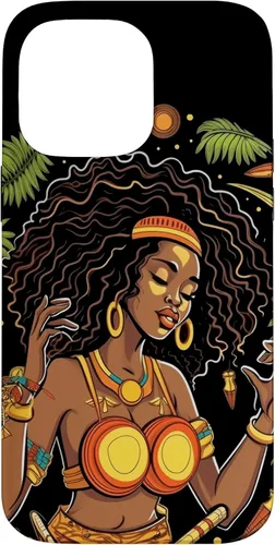 Vista 21 de Funda para iPhone 16 Rasta Reggae Music Cannabis Weed Leaf 420 Rastafarian Women