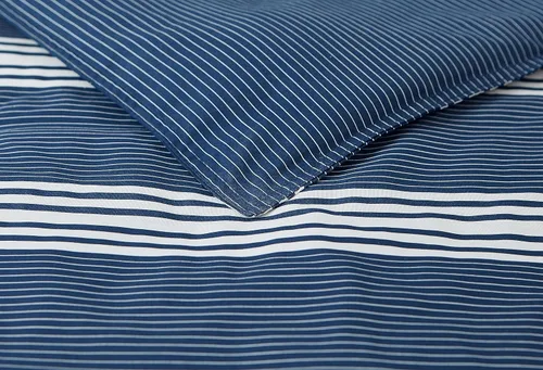Vista 3 de Nautica - Juego de funda de edredón tamaño individual, ropa de cama de algodón tejido suave con una sensación transpirable y de peso medio, juego
