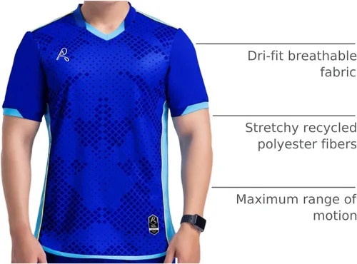 Vista 40 de Camiseta deportiva SOL Athletic para hombre, refrescante, transpirable, cómoda