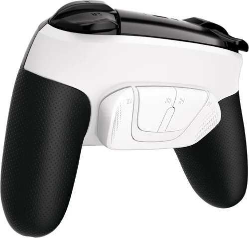 Vista 24 de eXtremeRate Back Buttons Attachment for Nintendo Switch Pro Controller, Clear Black Back Paddles Programable RISE4 Remap Kit for Switch Pro