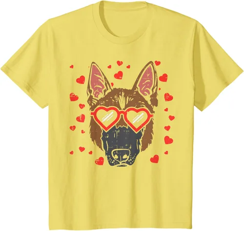 Vista 89 de Camiseta de regalo para perro con cara de pastor alemán, Negro, S