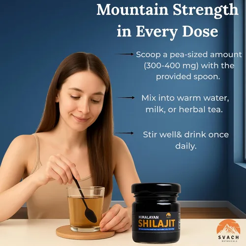 Vista 2 de Resina Shilajit – 1.41 onzas (100 porciones) 80% ácido fúlvico – probado en laboratorio – grado oro del Himalaya para hombres y mujeres de alta