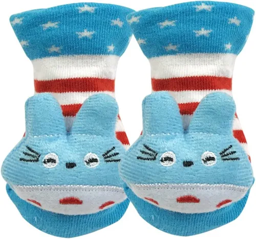 Vista 7 de Bowbear Adorable Baby 6 pares de calcetines antideslizantes para botín