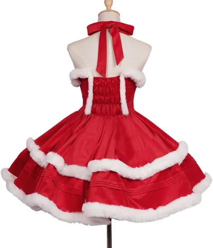 Vista 4 de ZZEQYG Womens Christmas Dresses Santa Christmas Outfits Cute Lolita Dress