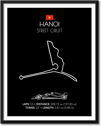 Vista 23 de Custom Car Posters Póster hecho a mano compatible con Autodromo Enzo e Dino Ferrari (Imola, Italia), póster de pista de carreras diseñado