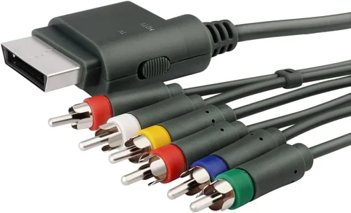 Vista 2 de traderplus Cable de video HDTV y RCA estéreo AV de 6 pies para Microsoft Xbox 360 / Xbox 360 Slim