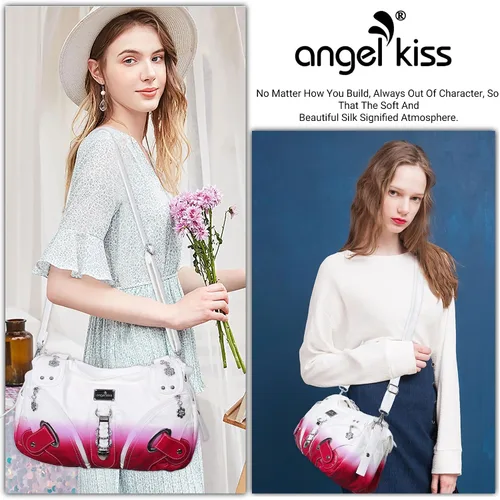 Vista 7 de Angelkiss Hobo Carteras y bolsos para mujeres Bolso de mano para mujeres Carteras grandes Bolsos de hombro diarios Purses, handbags, Handbag, Women