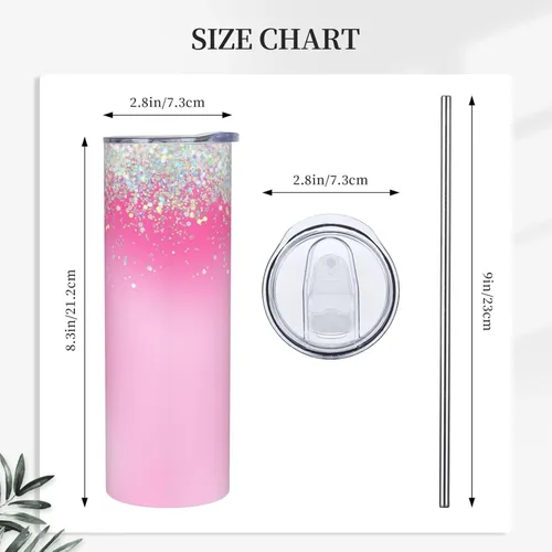 Vista 2 de Vaso personalizado con imagen personalizada con tapa de nombres de fotos y pajita, vasos delgados personalizados para mujeres y hombres, Navidad