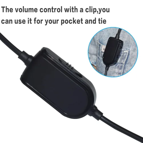Vista 4 de Cable de control de volumen en línea A40 para auriculares Astro A10 y A40, cable de audio de 0.138 in compatible con Xbox One, 4/PS4, teléfono