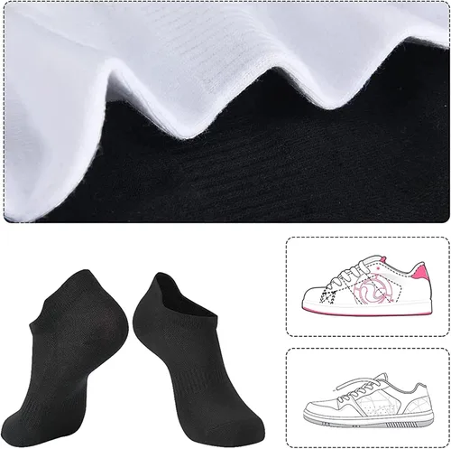 Vista 5 de brookhaus Calcetines de tobillo para mujer calcetines atléticos talla 6-99-11 calcetines de corte bajo calcetines deportivos sin mostrar con pestaña