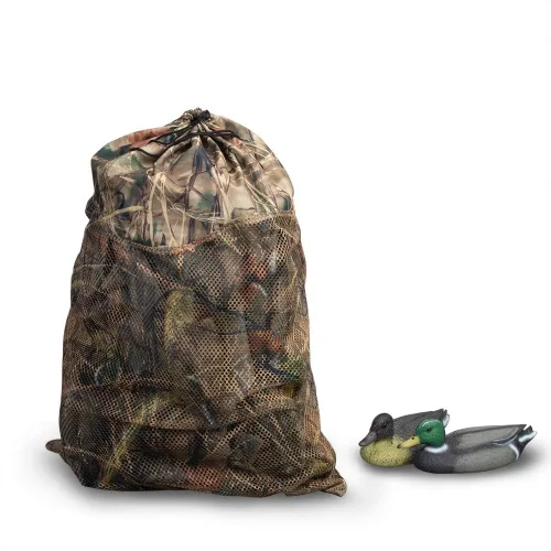 Vista 4 de Bolsa de malla para caza de aves acuáticas de pato ganso pavo, con correas ajustables