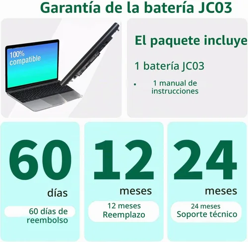 Vista 6 de 919700-850 JC03 Batería para portátil HP 15-bs 15-bw 17-bs Serie 15-bs0xx