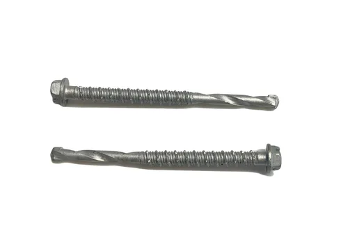 Vista 3 de MasTek Tornillos de hormigón autoperforantes 1/4 x 3 Punta de carburo de tungsteno de acero (15PK)