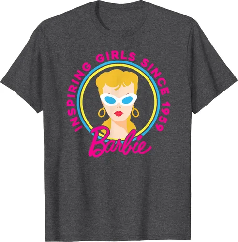 Vista 35 de Barbie - Camiseta inspiradora del 60 aniversario para niñas desde los 59 Negro