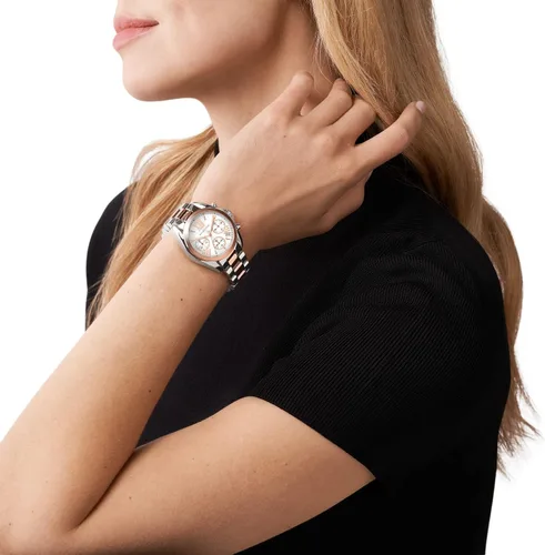 Vista 4 de Michael Kors - Bradshaw Reloj cronógrafo de acero inoxidable de 43 mm