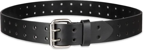 Vista 4 de Dickies Men's Double Prong Leather Work Belt Fully Adjustable, Regular & Big and Tall Sizes