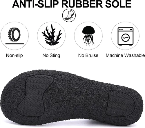 Vista 6 de Copulan Zapatos minimalistas de calcetines descalzos para mujeres y hombres zapatos de agua ecológicos multiusos y ultra portátiles zapatos