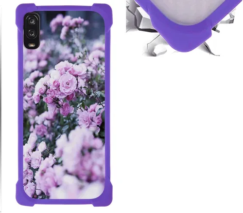 Vista 77 de jioeuinly Funda compatible con ZTE Blade X1 5G Phone Case PC Backplane + cubierta de silicona suave marco XSH
