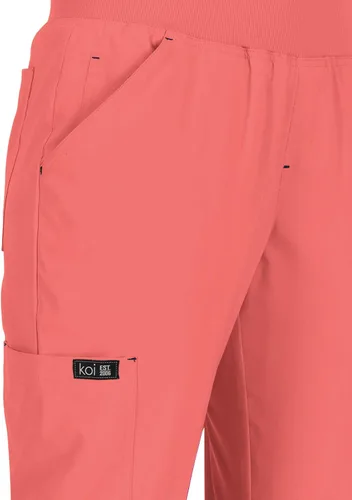 Vista 3 de KOI Basics - pantalón médico de cintura baja y cómodo para mujer