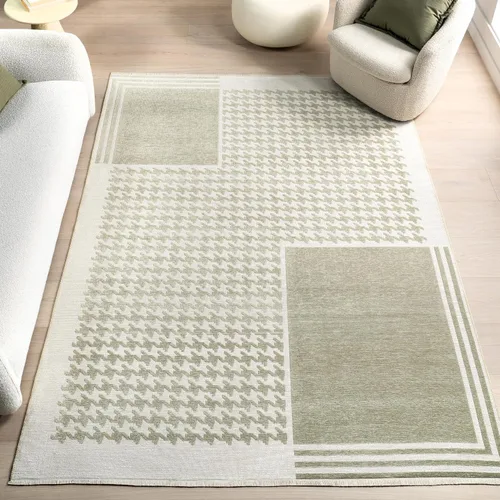 Vista 18 de nuLOOM Versa Collection - Alfombra reversible de 4 x 6 pies, lavable a máquina, resistente a las manchas, fácil almacenamiento, certificado
