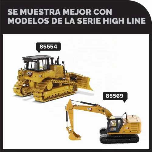 Vista 7 de Diecast Masters Excavadora hidráulica Caterpillar 335F L 1:50 Camiones para gatos y equipos de construcción de la serie High Line 85925