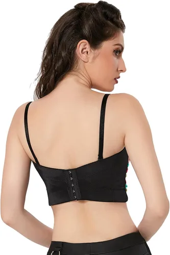 Vista 2 de Charmian - Sujetador para mujer con diamantes de imitación