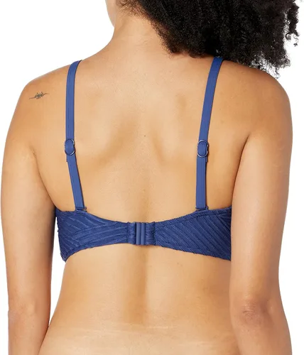 Vista 3 de Seafolly Traje de baño con cuello halter y copa F para mujer con aros
