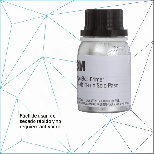 Vista 4 de 3M Imprimador de un solo paso, 08681, color negro, uretano de una parte, resistente a los rayos UV, 125 mL/4.2 fl oz