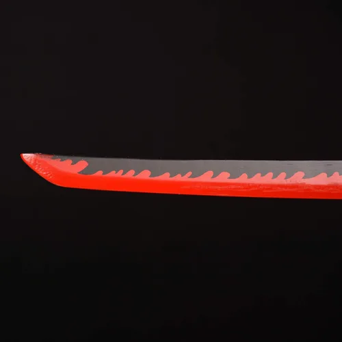 Vista 5 de Espadas de cosplay Agatsuma Zenitsu Samurai, espada Katana, espada de juguete de plástico para juego de disfraces, Halloween, cosplay, regalo, 4030