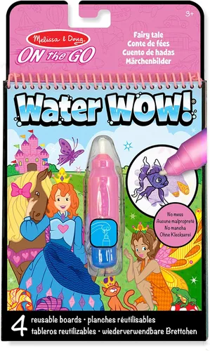 Vista 14 de ¡Melissa & Doug On the Go Wow! Almohadilla de actividad reutilizable para revelar agua, aventura