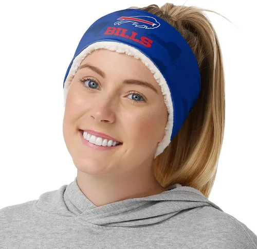 Vista 77 de FOCO Diadema de moda para mujer con logotipo de equipo de la NFL Gradiente impreso.