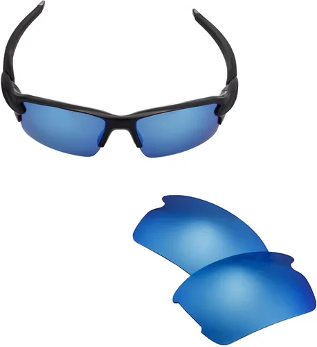 Vista 3 de Walleva Lentes de repuesto para gafas de sol Oakley Flak 2.0 Múltiples opciones disponibles