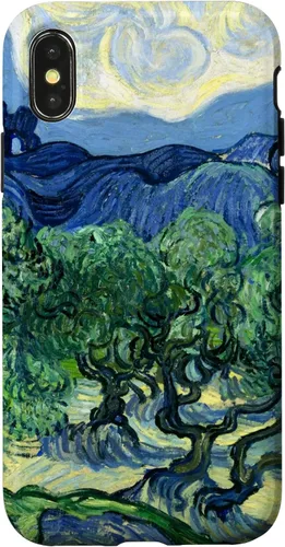 Vista 5 de Van Gogh Olivos con Alpilles Painting Famous Art Funda para iPhone 17