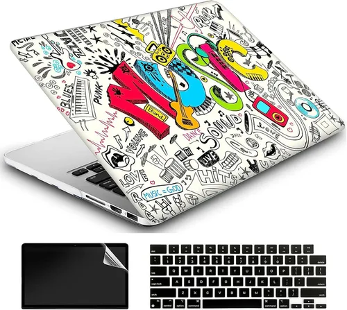 Vista 13 de Funda para MacBook Air de 15 pulgadas A3241 A3114 A2941 (versión 2023 2024 2025) – Carcasa rígida protectora a presión para MacBook Air de 15.3