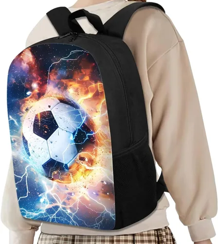 Vista 202 de HUGS IDEA Los animales frescos 3D niños escuela libro bolsa niños impresión mochilas, Baloncesto, Moderno