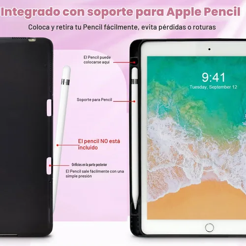 Vista 5 de Zonefoker Fundas para iPad de 6ª generación 2018/2017, iPad Air 2 2014 #02 Mármol Rosa