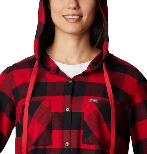 Vista 4 de Columbia Camisa LS con capucha Anytime Stretch para mujer