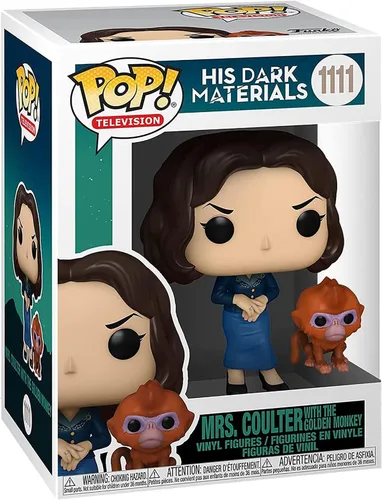 Vista 2 de Funko Pop! &Buddy: Sus materiales oscuros - Mrs. Coulter con Daem