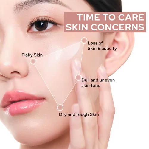 Vista 3 de Máscara luminosa de colágeno focalización de elasticidad, cuidado radiante y tonificación Mascarilla de envoltura – Piel de vidrio Cuidado