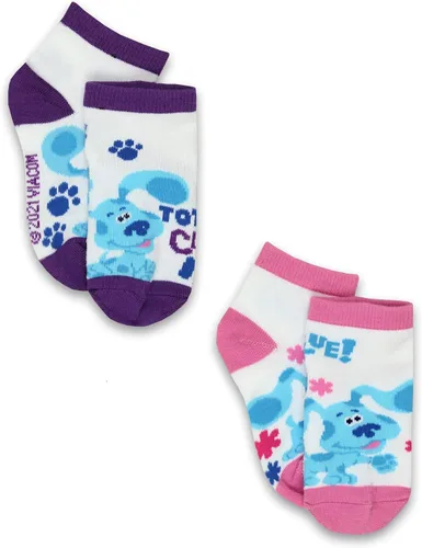 Vista 6 de Blue's Clues & You! Paquete de 6 calcetines de cuarto para bebé, Azul
