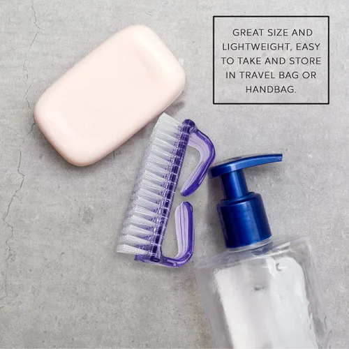 Vista 3 de DreamCut Cepillo de uñas con mango - Limpiador de cepillo de uñas, cepillo de limpieza para fregar las manos