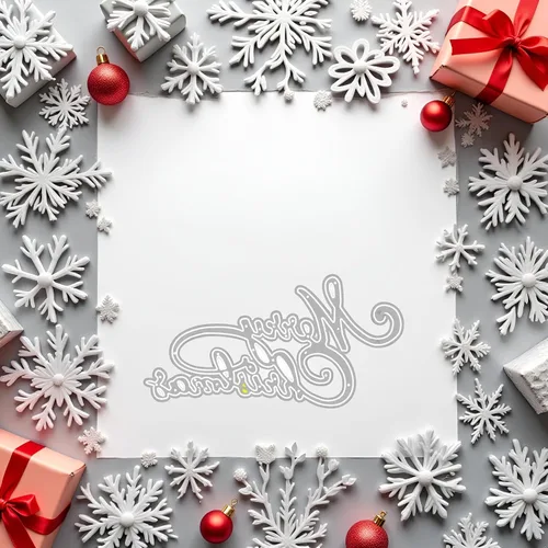 Vista 2 de Troqueles de corte de Navidad para hacer tarjetas, troqueles de corte de metal de Feliz Navidad, plantillas de corte para álbumes de recortes, álbum