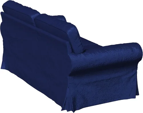 Vista 6 de Funda de terciopelo para sofá biplaza Ektorp compatible con sofá IKEA de 2 asientos Funda de terciopelo resistente Ektorp para dos asientos