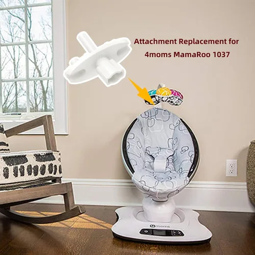 Vista 3 de Repuesto de conector móvil, accesorio de conversión de poste de juguete para soporte de juguete modelo 1037 de 4moms Mamaroo
