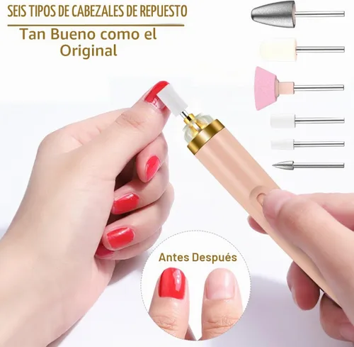 Vista 5 de 6 unidades de repuesto para limas de uñas compatibles con kit de uñas Finish Touch Flawless