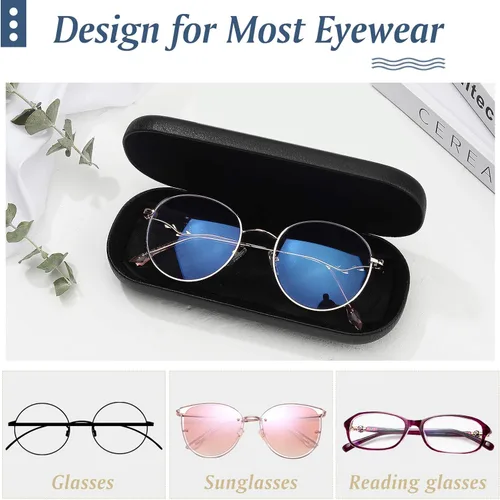 Vista 4 de MoKo Hard Glasses Case Sunglasses Case Eyeglass Case