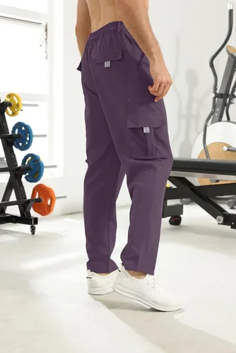 Vista 7 de Pantalones de carga para hombre, ligeros, tácticos, para senderismo, ajuste clásico, múltiples bolsillos