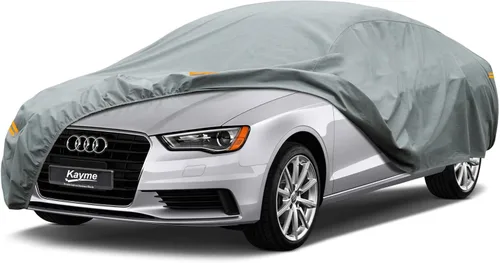 Vista 86 de Kayme Funda de Coche de Servicio Pesado Impermeable para Todo Tipo de Clima, Ajuste Personalizado para Tesla Model S, Cubierta Exterior Completa