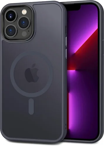 Vista 29 de CACOE Funda magnética para iPhone 12 y iPhone 12 Pro de 6.1 pulgadas - Compatible con MagSafe y soporte magnético para teléfono en el automóvil,